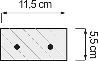 Wymiary Nadproża NLC 11.5x5.5