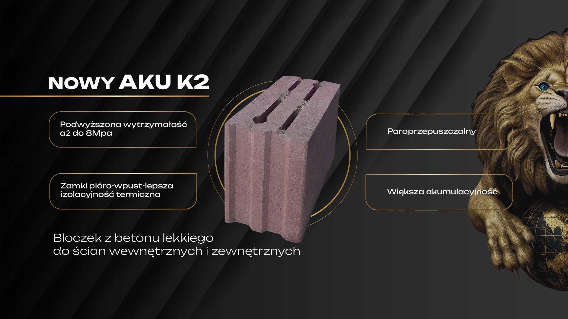 Bloczek AKU K2 – świetna izolacyjność akustyczna już przy 18 cm grubości